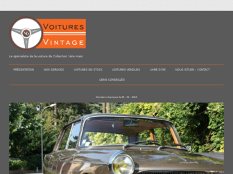 voitures-vintage.fr website preview