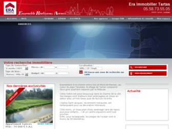 era-immobilier-tartas.fr website preview