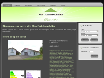 montfort-immobilier.com website preview