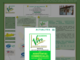 maisons-viva-biscarrosse.fr website preview