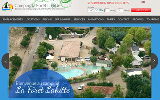 camping-laforet-lahitte.fr website preview