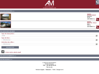 m.agence-mimizan.com website preview