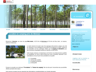 camping-contis.com website preview