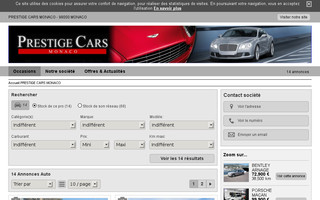 prestige-cars-monaco.com website preview