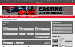 casting-automobiles.com website preview