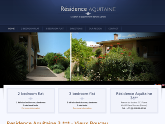 residence-aquitaine.com website preview