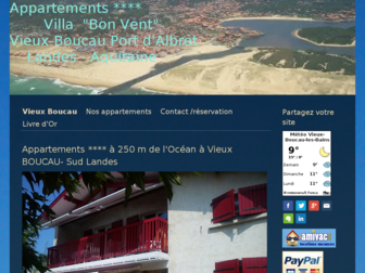 locationvacanceslandes.fr website preview