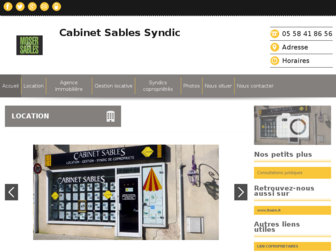 cabinetsables-syndic.com website preview