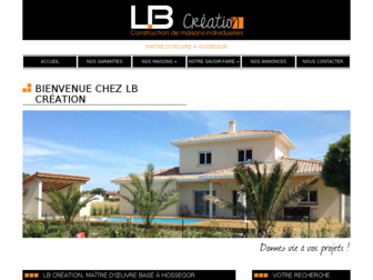 lbcreation-hossegor.fr website preview