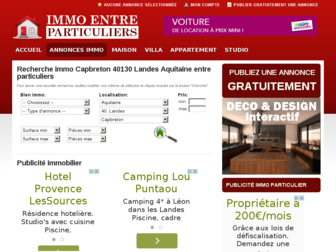 capbreton.immo-entre-particuliers.com website preview