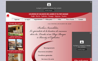 burbanvacances.com website preview