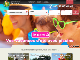 gites-de-france-landes.com website preview