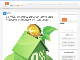 blog.morel-immobilier-dax.fr website preview