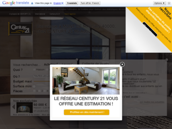 century21mi-adour.com website preview