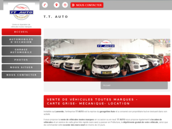 vente-location-occasion-ttauto.fr website preview