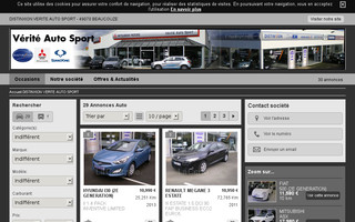 verite-auto.com website preview