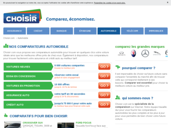 automobile.choisir.com website preview