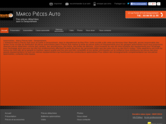 marco-pieces-auto.fr website preview