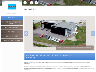 difotec-pieces-auto-nantes.fr website preview