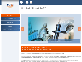 pieces-automobiles-aude.fr website preview