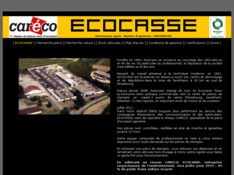ecocasse.fr website preview