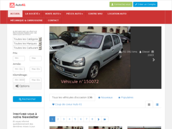 auto61.com website preview