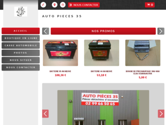 autopieces35.fr website preview