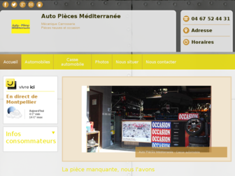 pieces-auto-34.fr website preview
