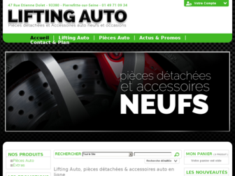lifting-pieces-auto.fr website preview