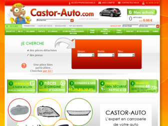 castor-auto.com website preview