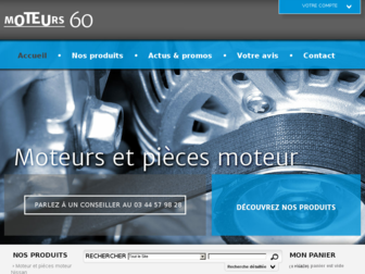 moteurs-60.fr website preview