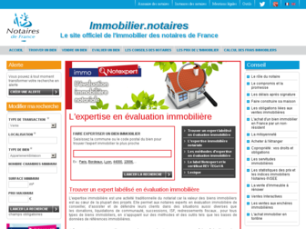 expert.immobilier.notaires.fr website preview