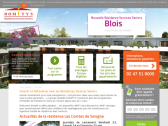 lescomtesdesologne.fr website preview