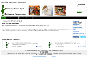 guillaume-transactions.octissimo.com website preview