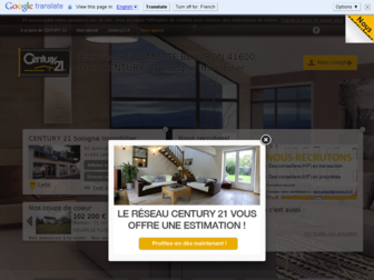 c21sologne-lamotte.com website preview