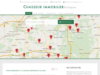 chasseur-immobilier-sologne.fr website preview