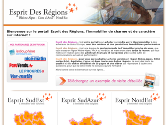 espritdesregions.com website preview