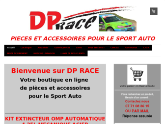 dprace.com website preview