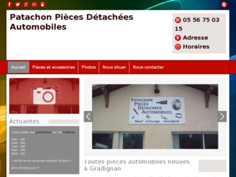 pieces-auto-gradignan.fr website preview