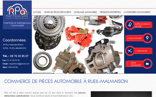 rpa92-piece-auto.com website preview