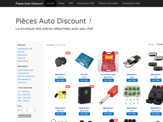 pieces-auto-discount.com website preview