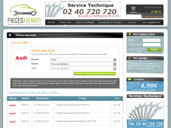 audi.piecesavenue.com website preview