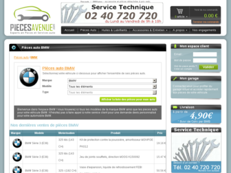 bmw.piecesavenue.com website preview