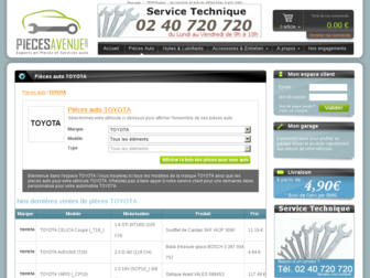 toyota.piecesavenue.com website preview