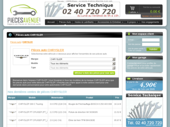 chrysler.piecesavenue.com website preview