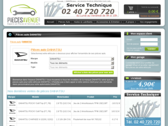 daihatsu.piecesavenue.com website preview