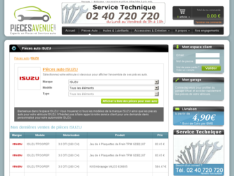 isuzu.piecesavenue.com website preview