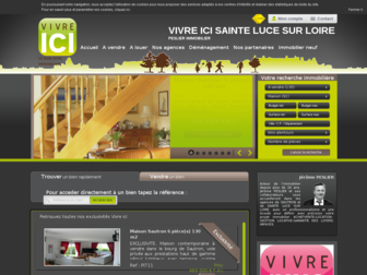 saintelucesurloire-immobilier.com website preview