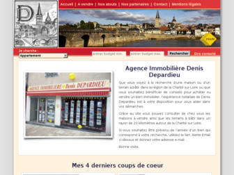 immobilier-depardieu.fr website preview