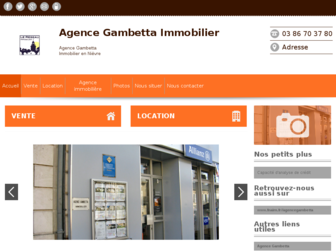 agence-gambetta-immobilier.com website preview